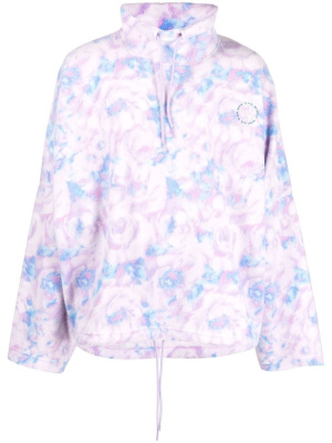 

Floral-print fleece jumper, Martine Rose Floral-print fleece jumper