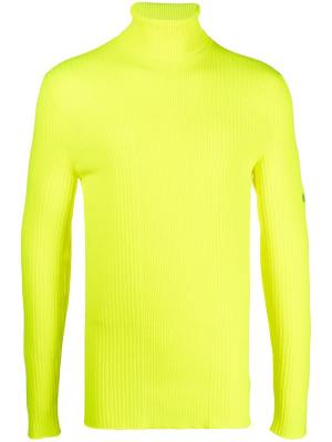 

Roll-neck ribbed-knit jumper, Martine Rose Roll-neck ribbed-knit jumper