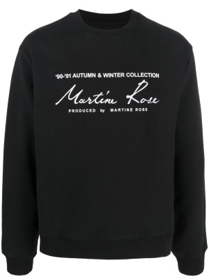 

Slogan-print sweatshirt, Martine Rose Slogan-print sweatshirt