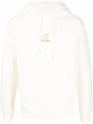 

Logo-print pullover hoodie, Etudes Logo-print pullover hoodie