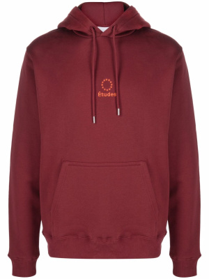 

Klein embroidered logo hoodie, Etudes Klein embroidered logo hoodie