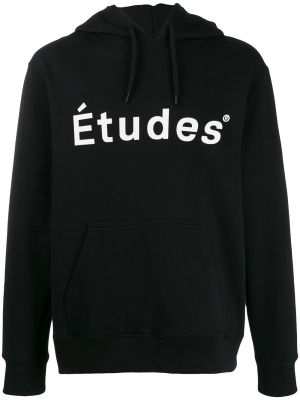 

Logo print hoodie, Etudes Logo print hoodie