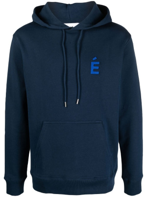 

Logo-patch organic cotton hoodie, Etudes Logo-patch organic cotton hoodie