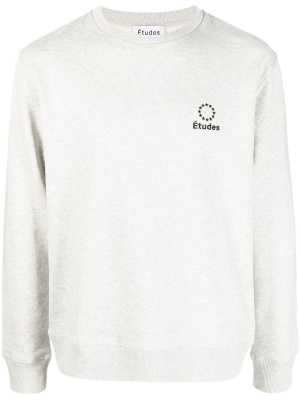 

Embroidered-logo sweatshirt, Etudes Embroidered-logo sweatshirt