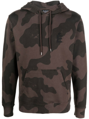 

Klein Camo logo-patch hoodie, Etudes Klein Camo logo-patch hoodie