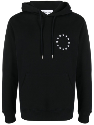 

Logo-print long-sleeve hoodie, Etudes Logo-print long-sleeve hoodie