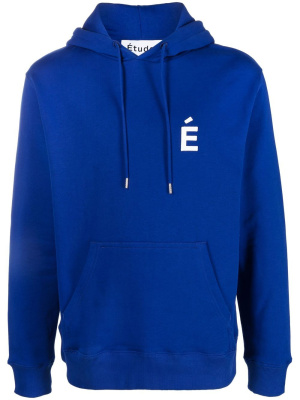 

Logo-print long-sleeve hoodie, Etudes Logo-print long-sleeve hoodie