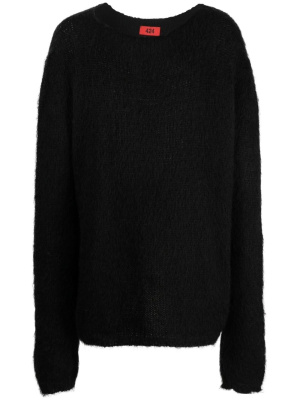 

Logo-patch oversize jumper, 424 Logo-patch oversize jumper