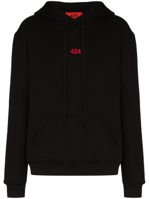 

Logo-embroidered hoodie, 424 Logo-embroidered hoodie