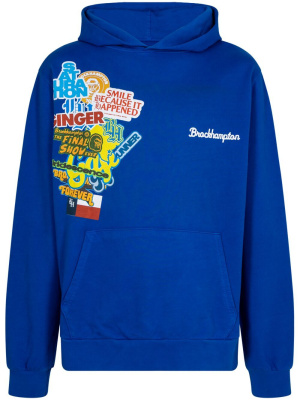 

Forever graphic-print cotton hoodie, Brockhampton Forever graphic-print cotton hoodie