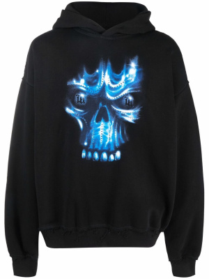 

Skull print drawstring hoodie, MISBHV Skull print drawstring hoodie