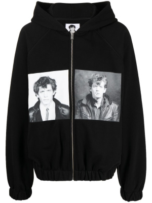 

Graphic-print zip-up hoodie, MISBHV Graphic-print zip-up hoodie