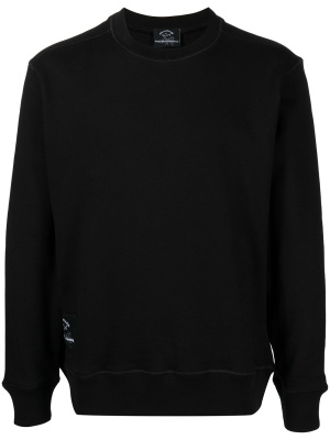 

Logo-print cotton sweater, White Mountaineering Logo-print cotton sweater