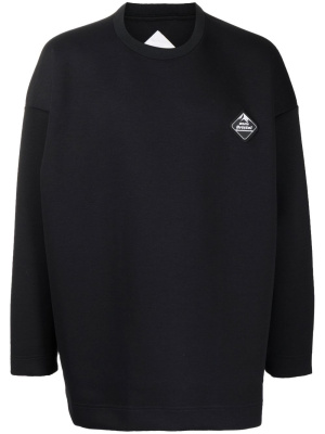 

Patch-detail crew-neck sweatshirt, White Mountaineering Patch-detail crew-neck sweatshirt