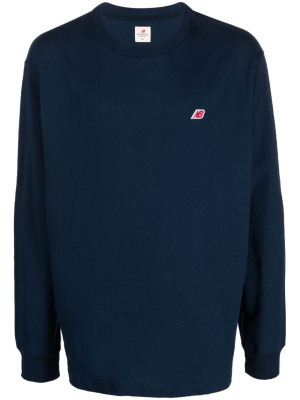 

Logo-patch cotton sweatshirt, New Balance Logo-patch cotton sweatshirt