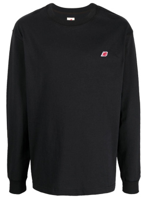 

Cotton logo-patch sweatshirt, New Balance Cotton logo-patch sweatshirt