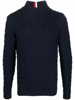 

Roll-neck cable-knit jumper, Tommy Hilfiger Roll-neck cable-knit jumper