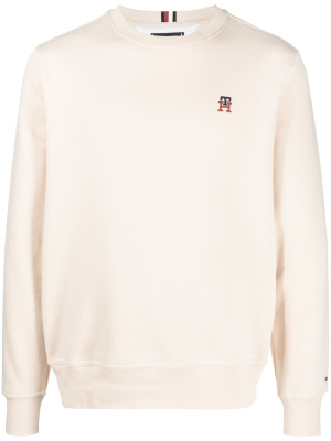 

Plain organic-cotton-blend jumper, Tommy Hilfiger Plain organic-cotton-blend jumper