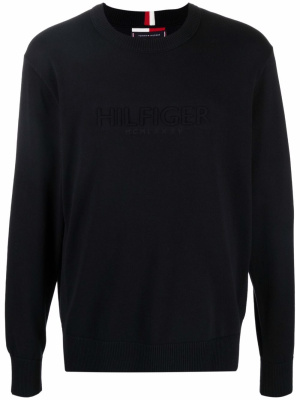 

Organic embossed logo sweatshirt, Tommy Hilfiger Organic embossed logo sweatshirt