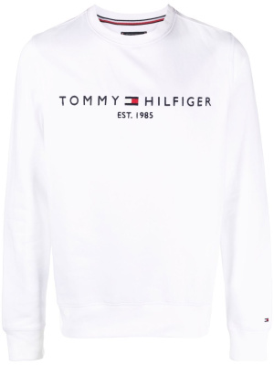 

Logo-embroidered sweatshirt, Tommy Hilfiger Logo-embroidered sweatshirt