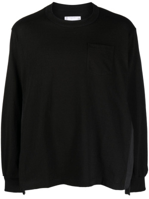 

Patch-pocket knit jumper, Sacai Patch-pocket knit jumper