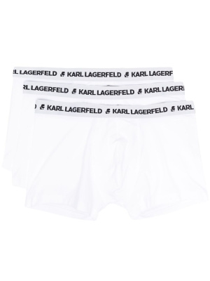

Logo-waistband boxer short set, Karl Lagerfeld Logo-waistband boxer short set