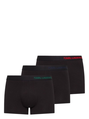 

Logo-waistband boxers (pack of 3), Karl Lagerfeld Logo-waistband boxers (pack of 3)
