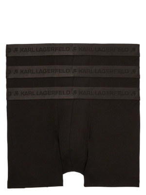 

Logo-embroidered boxers (pack of three), Karl Lagerfeld Logo-embroidered boxers (pack of three)