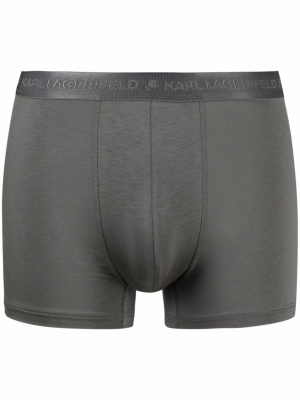

Logo-embroidered boxers (pack of three), Karl Lagerfeld Logo-embroidered boxers (pack of three)