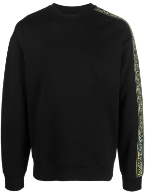 

Logo-tape crew neck sweatshirt, Karl Lagerfeld Logo-tape crew neck sweatshirt