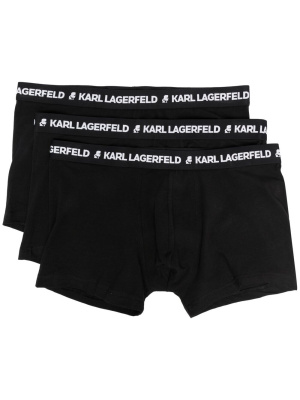 

Logo-waistband boxer short set, Karl Lagerfeld Logo-waistband boxer short set