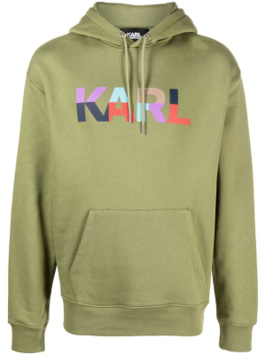 

Logo print hoodie, Karl Lagerfeld Logo print hoodie