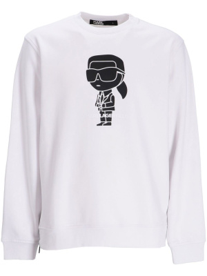 

Logo-print sweatshirt, Karl Lagerfeld Logo-print sweatshirt
