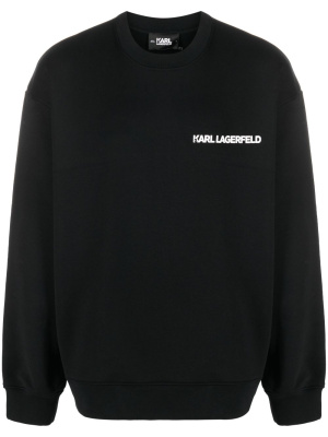 

Ikonik 2.0 logo-print sweatshirt, Karl Lagerfeld Ikonik 2.0 logo-print sweatshirt