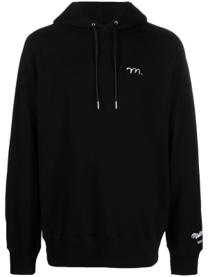 

Madsaki monogram-embroidered hoodie, Sacai Madsaki monogram-embroidered hoodie