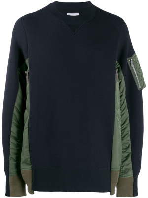 

Pocket sleeve sweatshirt, Sacai Pocket sleeve sweatshirt