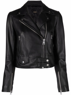 

Fitted biker jacket, PINKO Fitted biker jacket