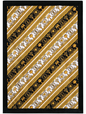 

Baroque-print beach towel, Versace Baroque-print beach towel