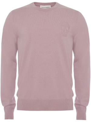 

Embroidered-logo cashmere jumper, Alexander McQueen Embroidered-logo cashmere jumper