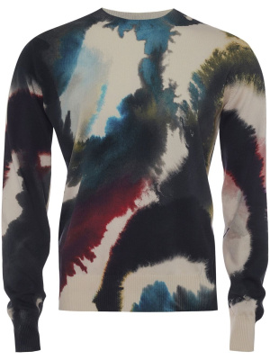 

Abstract-print sweatshirt, Alexander McQueen Abstract-print sweatshirt
