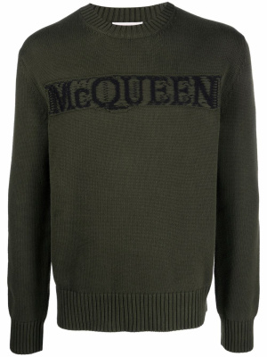 

Jersey logo sweatshirt, Alexander McQueen Jersey logo sweatshirt