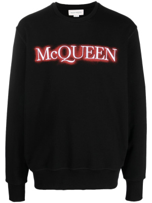 

Logo-print sweatshirt, Alexander McQueen Logo-print sweatshirt