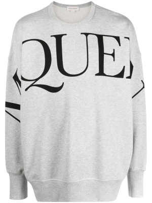 

Logo-print sweatshirt, Alexander McQueen Logo-print sweatshirt