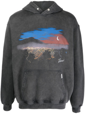 

Distressed-effect cotton hoodie, Represent Distressed-effect cotton hoodie