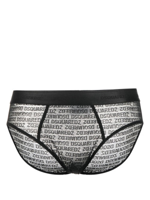 

Logo-embroidered tulle-mesh boxers, Dsquared2 Logo-embroidered tulle-mesh boxers