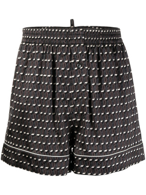 

Logo-print silk-blend briefs, Dsquared2 Logo-print silk-blend briefs