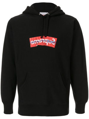 

X Commes des Garçons logo-print hoodie, Supreme X Commes des Garçons logo-print hoodie