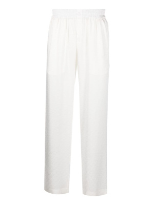 

Monogram-print silk pajama trousers, Casablanca Monogram-print silk pajama trousers