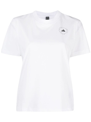 

Logo-print short-sleeved T-shirt, Adidas by Stella McCartney Logo-print short-sleeved T-shirt