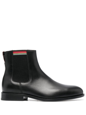 

Stripe-detail leather ankle-boots, Paul Smith Stripe-detail leather ankle-boots